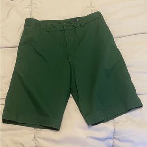 Polo by Ralph Lauren Dark Green Flat Front Chino Shorts